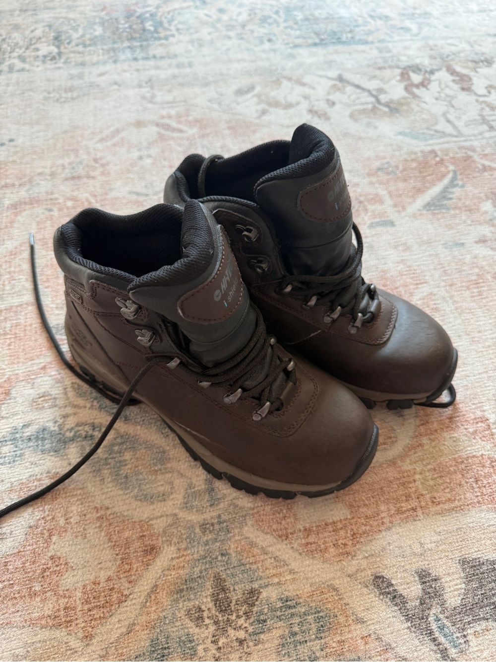 Women’s Hi-Tec Dark Brown Leather Hiking Boots